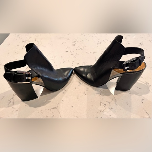Dolce Vita Women's Leather Black Pointed Toe Franky Heel 8.5 - Picture 3 of 6